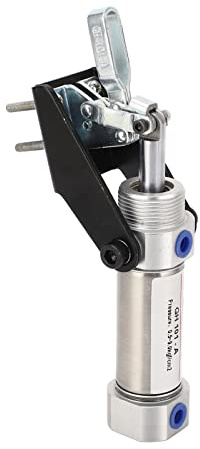 Spacnana Pneumatische Klemme, 50 Kg Spannkraft, Silber, Warmgewalzter Beizstahl SPHC, Edelstahl 304, Pneumatische Niederhalter, Heimdekoration, Geräteinstallation, Mechanik, Schweißen, Formenbau