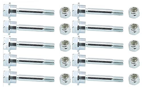 SECURA 10x Abscherbolzen kompatibel mit McCulloch MC627ES 961920041 Schneefräse