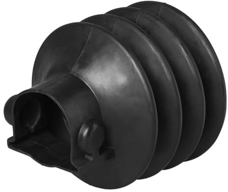 Soufflet pour remorque de voiture compatible avec dispositif de dépassement AL-KO à partir de 1988 - Soufflet en caoutchouc pour protéger le rail coulissant - Résistant aux intempéries et robuste