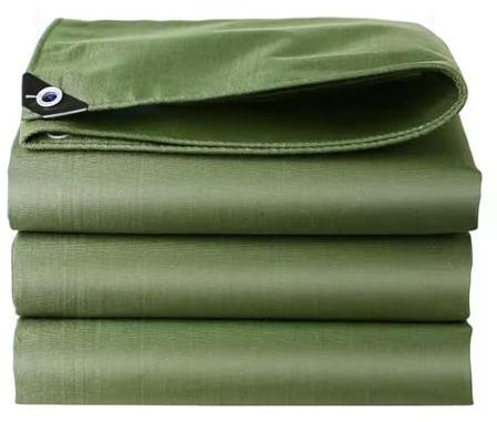 Telone impermeabile resistente per esterni con occhielli 2,5 x 15 m teloni da campeggio per piscina copertura barca tela cerata super pesante
