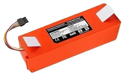 Batteria For Spazzatrice BRR-2P4S-5200D 5200S, Compatibile For XIAOMI Roborock S50 S51 S55 T60 Robot Aspirapolvere Spazzante 5200mAh-12800mAh(9800mAh 1pcs)
