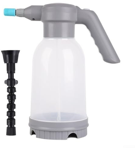 Regadera eléctrica, Botella de spray Planta Regadera automática con boquilla para jardinería Fertilizante Limpieza (blanco)