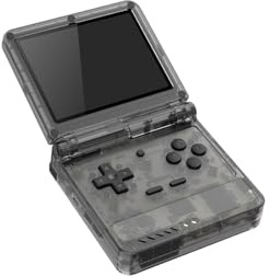 RCARTOYRTR V90S Retro Foldable Handheld Game Console with 3.5 Inch IPS Screen Multiple Open Source System