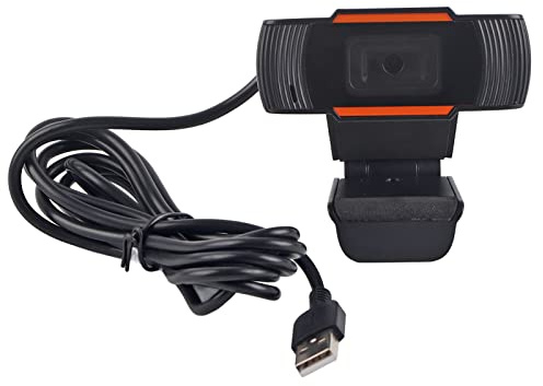 720P USB 2.0 Webcam for Laptop Desktop, High Definition Camera with True Colour, Automatic White Balance - Compatible with Video Conferencing Software, Easy Setup, Ideal for PC and Online Meetings