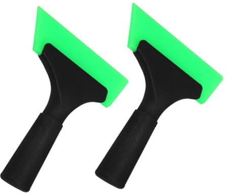 FIXOSHEE 2 Pezzi Spatola Pellicole Adesive Resistente Raschietto Montaggio Pellicola Auto e Vetro Utensile Lisciatura Pellicole e Vetro per Vetri e Elettronica Impugnatura Ergonomica
