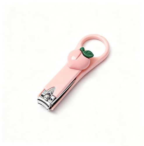 Premium nagelklippare, söt nagelvårdssats robust nageltrimmer fingernagel klippare för flickor present barn, honung persika