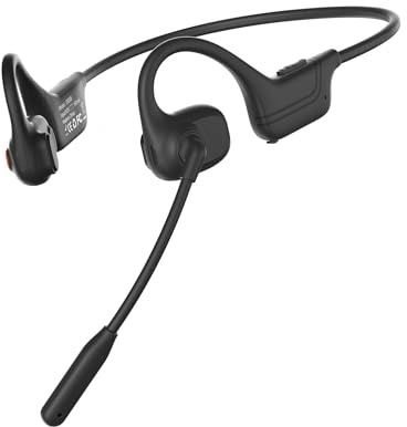 MZRAN Cuffie da ufficio con tecnologia avanzata di riduzione del rumore a lunga durata della batteria per comunicazioni professionali Cuffie per chiamate comode a orecchio aperto