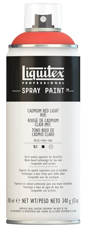 Liquitex Professional Spray Paint 400 ml, Cadmium Red Light Hue