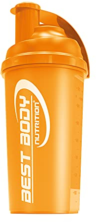 Best Body Nutrition Shaker à protéines - Oranges - Shaker à protéines - sans BPA - 700 ml