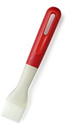 Lékué Backpinsel, Silikon, rot, 9,3 x 23 x 2 cm