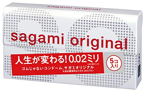 Sagami Condones Originales 0.02Mm 5Unidades Japón