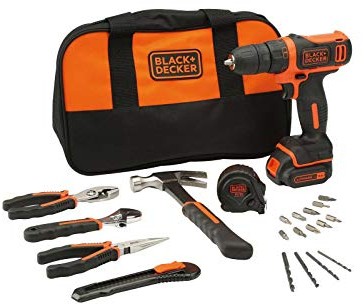 Black+Decker BDCDC18HTSA Akku-Bohrmaschine, 18 V