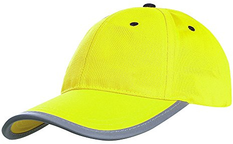 AYKRM Casquette de Basebal Jaune Travail Réfléchissant