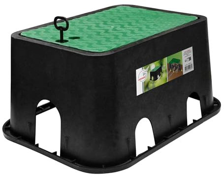 Jardibric - Visita Rettangolare 420 x 320 x 200 mm per 1 a 2 elettrovalvole in Polipropilene