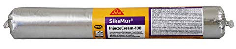 Lote 3 bolsillos Tratamiento contra de humedades por capilaridad en las murados SikaMur InjectoCream 100, 600ml con pistola de aplicación