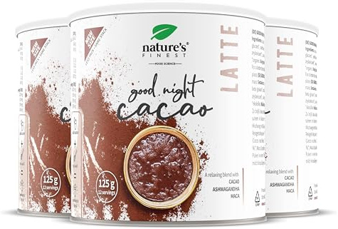 Nature's Finest Good Night Latte Bio 125 g (Lot de 3)