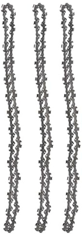 SUUFOO Chainsaw Chain for 18-Inch Bars, S57, 3/8 LP Pitch - .050 Gauge - 57 Drive Links, Replace For Echo, Homelite, McCulloch, Poulan, Worx, Chicago（3PCS）