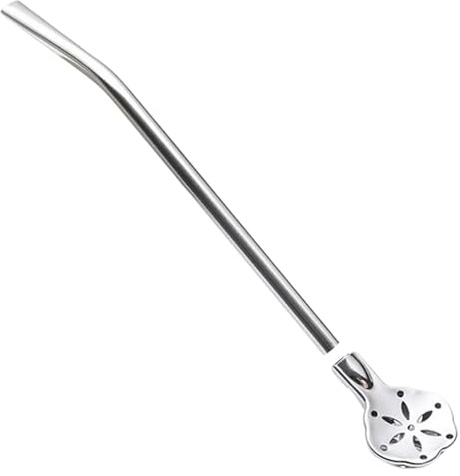 Cannuccia di Yerba Mate Cucchiaio di paglia - Cannucce per bere in acciaio | Cannuccia Infusore per tè portatile, colini filtro cucchiaio riutilizzabili a forma di per caffè, ristoranti, tè