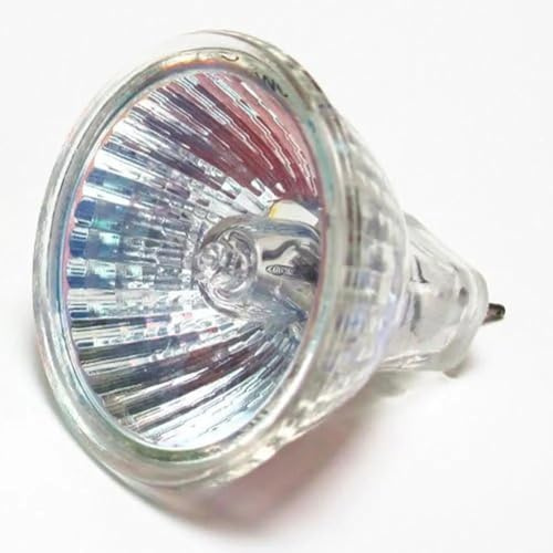 LEDLOCLB Foco halógeno MR16, 12 V, 20 W, 35 W, 50 W, regulable, blanco cálido, 2 clavijas, bombilla halógena, 5 unidades, 3 unidades, 12 V-20 W
