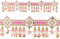 Decorative Toran Door Hanging Artificial Velvet Cloth Bandanwar Beads Toran Wall Hanging for Home decor Main Entrance Window Temple Indian Christmas Festival New Year Decoration(Size:-35X6)(Pink)