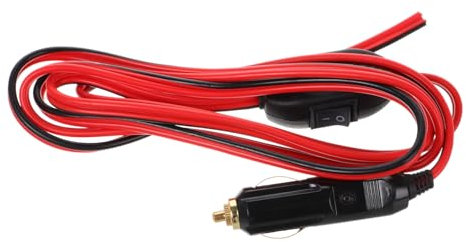 OUNONA Car Charger Extension Cord Cigarette Lighter Cable Long Power Cord Extension for Auto Air Pump Automotive Parts