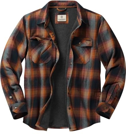 Legendary Whitetails Archer Flanell-Thermojacke für Herren, gefüttert, gesteppt und isoliert