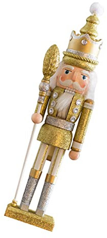 Garneck Casse-Noisette Bois Décoration Casse-Noisette Ornement de Noël Figurine de Soldat Décor pour Intérieur
