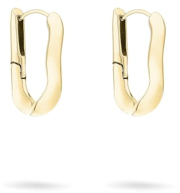 LIEBESKIND BERLIN Damen Schmuck Melting Metals– Ohrringe, Ketten und Armschmuck im angesagten organischen Look aus Edelstahl - Diese organischen Schmuckstücke ahmen die Kurven von geschmolzenem