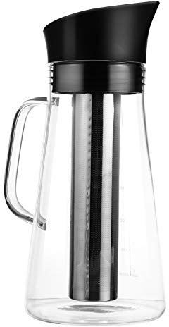 ABOOFAN Cafetera De Vidrio Resistente Al Calor Tetera De Vidrio Cafetera Para Cold Brew Gran Capacidad Para Oficina