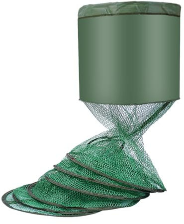 Enwye Filets de pêche Pliables, pièges à crabes et crevettes, pièges à homards et écrevisses, Filets de Protection pour Poissons
