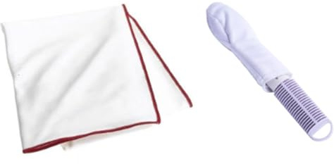 Yarryuter Wine Glass Polishing Cloth Set of 2 Champagne Glass & Wine Glasses Polishing Cloths for -Free Cleaning,A