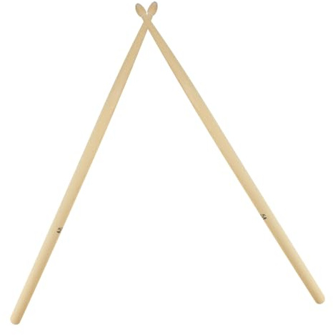Gatuida Ahornholz Schlagzeugstöcke für Robuste Drumsticks für Anfänger und Junge Musiker für Jazz und Percussion Übungen Langlebig und Stabil