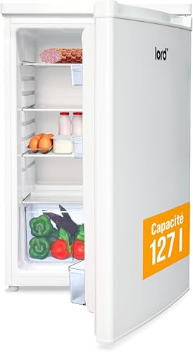 Lord R2 Kühlschrank 127 l, 85 cm, freistehend, ohne Gefrierfach, leise 39 dB, Energieklasse E, kompakt, Weiß