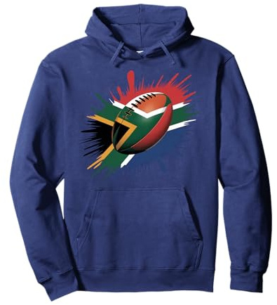 Südafrika Rugby Südafrika Flagge Rugby Herren Damen Jungen Pullover Hoodie