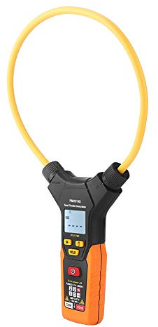 Odorkle Flexibel Klämmätare Multimeter PM2019A med Bakgrundsbelysning 3000A AC DC Spänning Frekvenstestare Handhållen Digital Klämmätare för Elektriska Enheter Testning Underhåll (PM2019S)