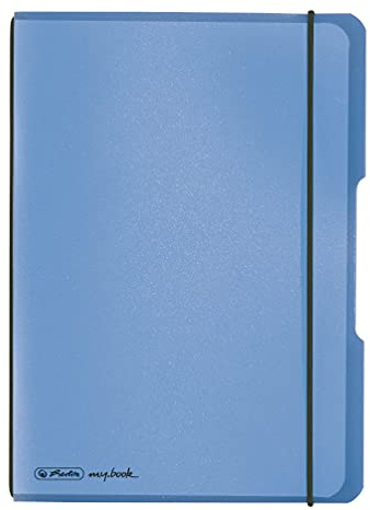 Herlitz 11361532 Notizheft (A5, LIN , 80 g/qm) 40 Blatt blau