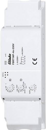 Eltako Funkaktor 4-Kanal-Stromstoß-Schaltrelais, 1 Stück, FSR71NP-4X-230V