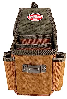 Bucket Boss - Utility Plus Pouch with FlapFit, Pouches - Original Series (54175), Brown