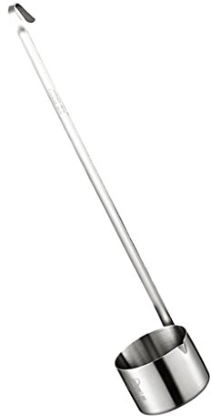 D DOLITY 1pcs Louche Inox Sauce Louche Cuisine Ménage Accessoire Inoxydable Balancier Louche pour Servir Thé, Soupe, Vin, Bière - 250ml