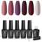 beetles Gel Nail Polish Peach Pink Skin Tone Purple Gel Polish Set Burgundy Red Soak Off Uv Gel Nail Kit Nail Art Design Valentine's Day Gifts for Women Girls