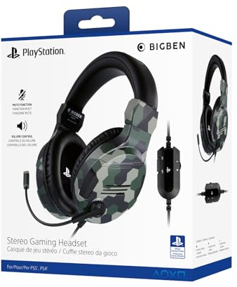 PS4 Stereo Gaming Headset V3 (camo grün)