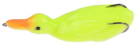 LINFFSTR 5 Stück 10cm 18g Silikon-Enten-Weichfischköder Topwater Fishing Crankbait Köder Schwimmende unkrautfreie Köder Realistische Prop Duck Swimbaits für Forellenbarsch Karpfenbass