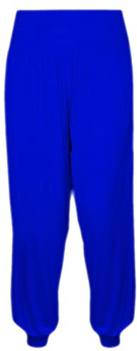 Haremsbyxor för flickor Ali Baba-byxor Lös Ledig Lös Sport Elastisk Dans Yoga Leggings Barn Utsvängda Kostymer Barn Bekväma Byxor Avslappnade Midja 5-14 år, Kungsblå, 11-12 år