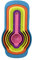 Measuring Spoons Set Plastic Colourful Kitchen Measurement Tools Gadgets for Liquids and Solids Baking Cooking 6Pcs HTUK®