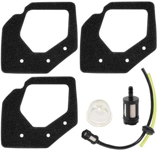 ZAMDOE Filtro de Aire de Repuesto para Honda GX25 GX25N GX25NT Motor HHT25S UMC425A Desbrozadora WX10K1 WX10T Bomba de Agua 17211-Z0H-000, con línea de Combustible Filtro de Combustible Primer Bulbo