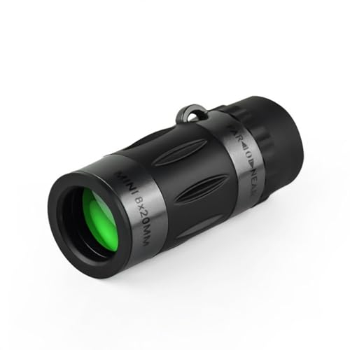 Changtai Monokulares Teleskop mit Handtasche und Reinigungstuch, 8x20 Monokular Fernrohr Erwachsene Wasserdicht Kompakt Monokular Teleskop für Vogelbeobachtung Reisen Jagd Konzert Sport Camping