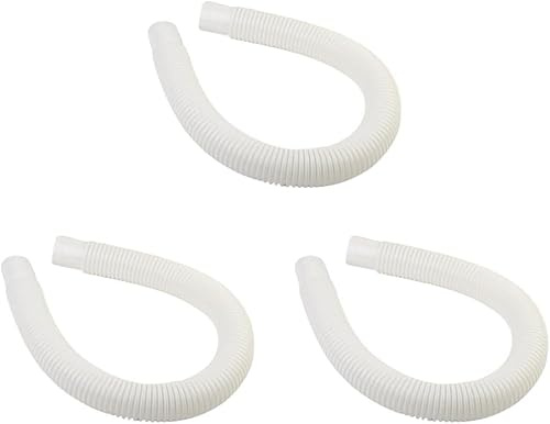 Daaxing Tubo di ricambio per piscina, tubo di ricambio per skimmer fuori terra per piscina, adatto per skimmer di superficie Intex, tubo di ricambio 10531 3,8 x 7,6 cm (3 pezzi)