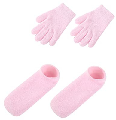 Didiseaon Calzini in Gel Idratanti - 1 Paio Di Copripiedi Dei Piedi Senza Lavaggio Per I Piedi Ideali Per La Dei Piedi Delle Donne