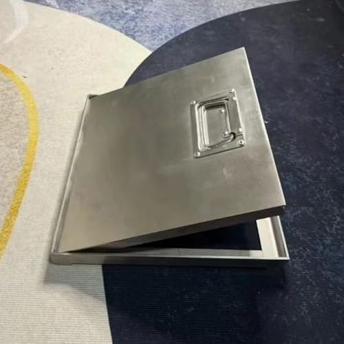 Tapas de Tanque séptico Invisibles Personalizables, Tapa de Registro Cuadrada portátil de Acero Inoxidable 304 con Asas, Tapa de depósito de Aguas residuales Invisible/Tapa de inspección de