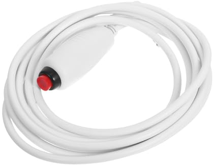 Gatuida Cavo di Ricambio per Chiamata Infermieristica con Pulsanti Rossi, Cavo con Spina da 6,35 Mm E Clip per Lenzuolo per Postazioni Infermieristiche, Sistemi di Allarme Medico